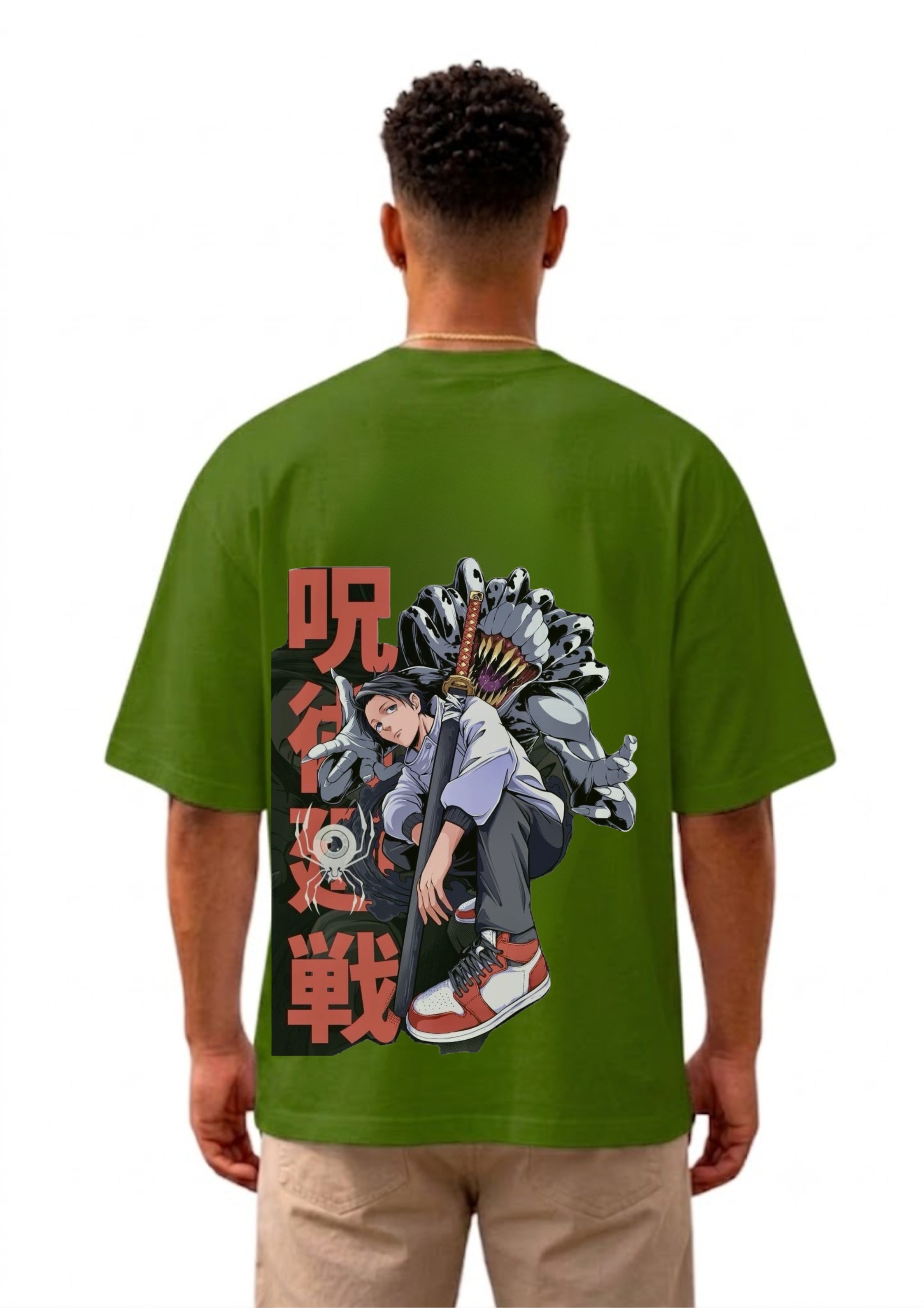 Cursed Spirit Anime Graphic Oversized T-Shirt | 100% Cotton | 220 GSM