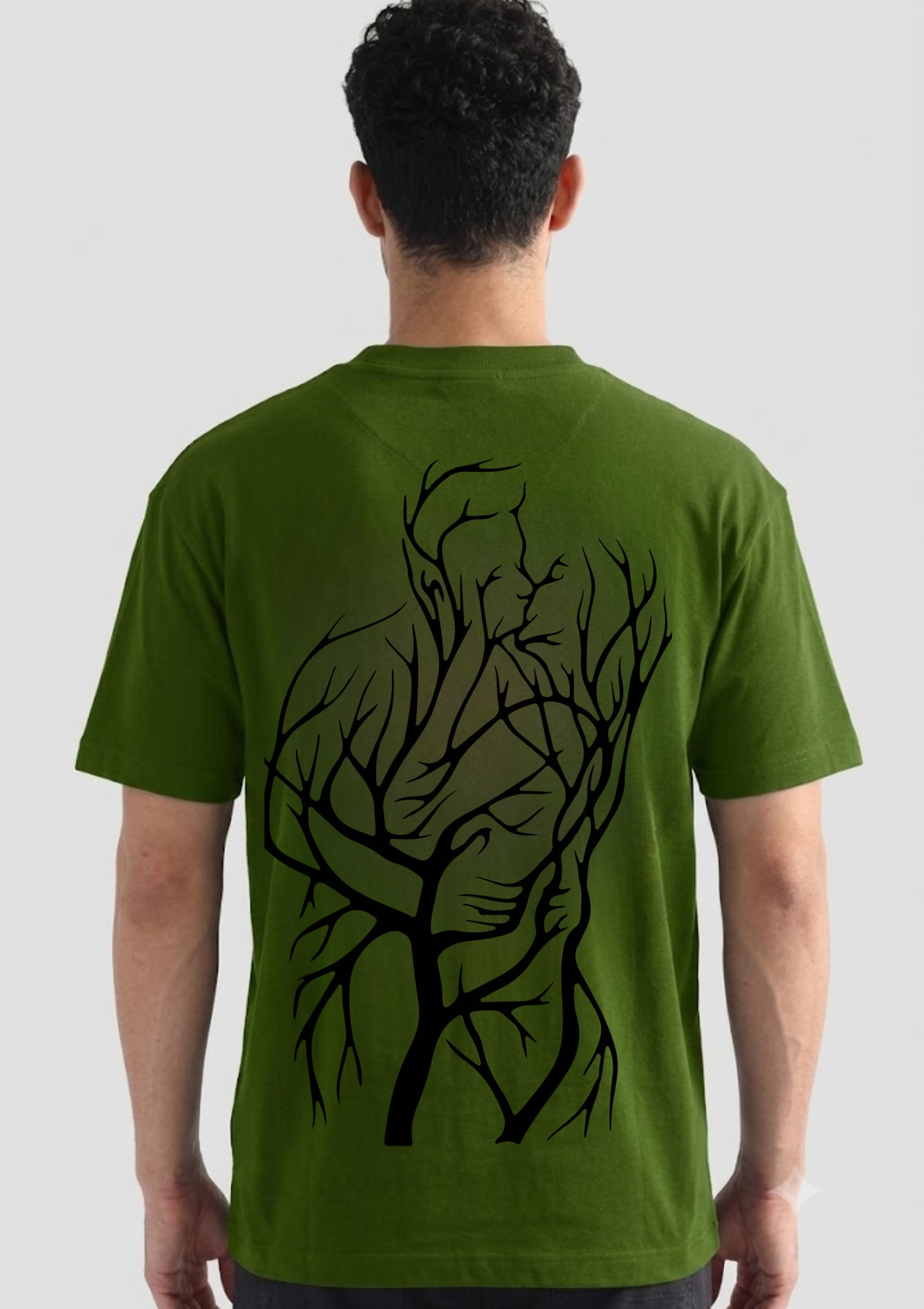 Muscular Anatomy Line Art Graphic Oversized T-Shirt | 100% Cotton | 220 GSM