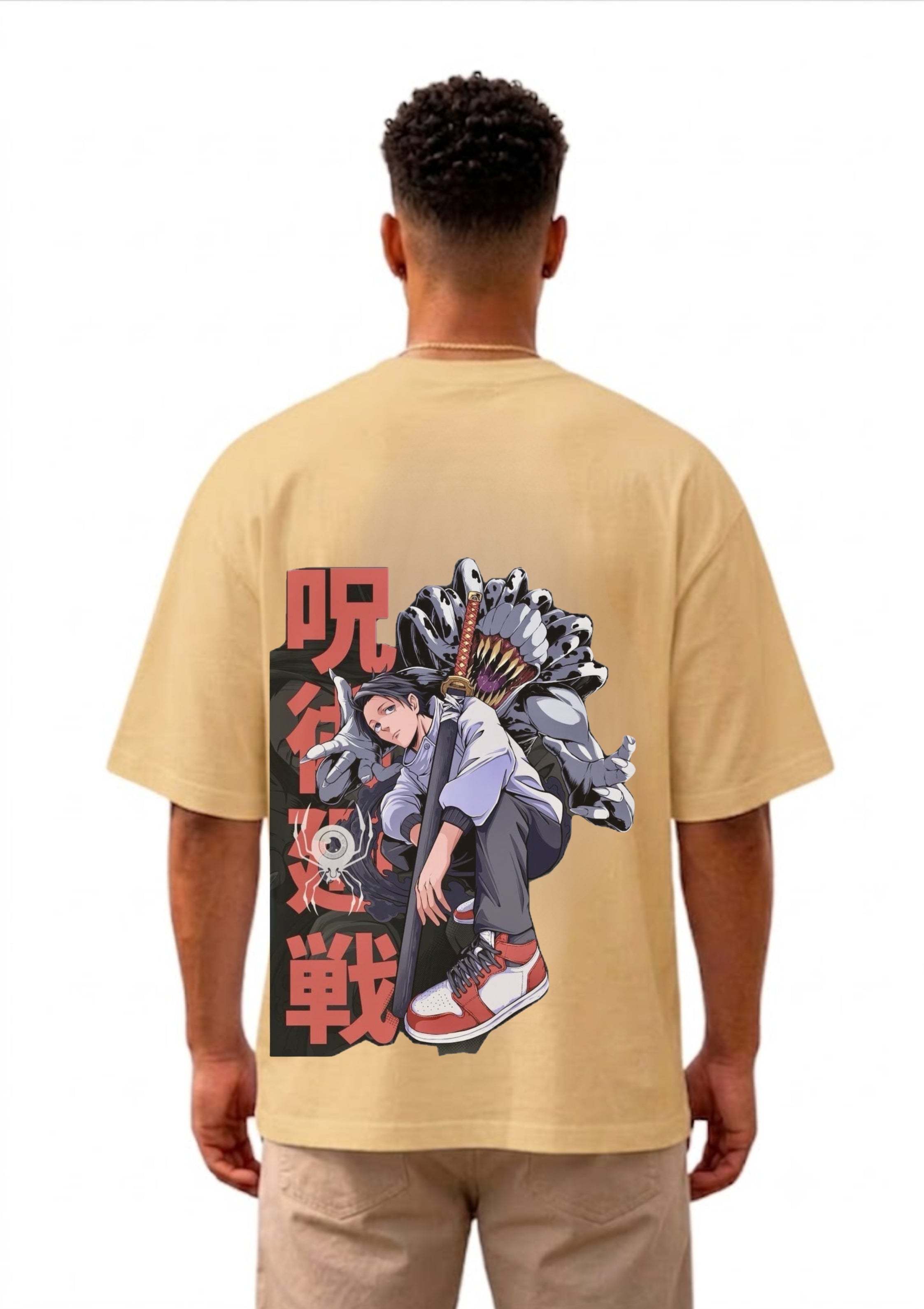 Cursed Spirit Anime Graphic Oversized T-Shirt | 100% Cotton | 220 GSM