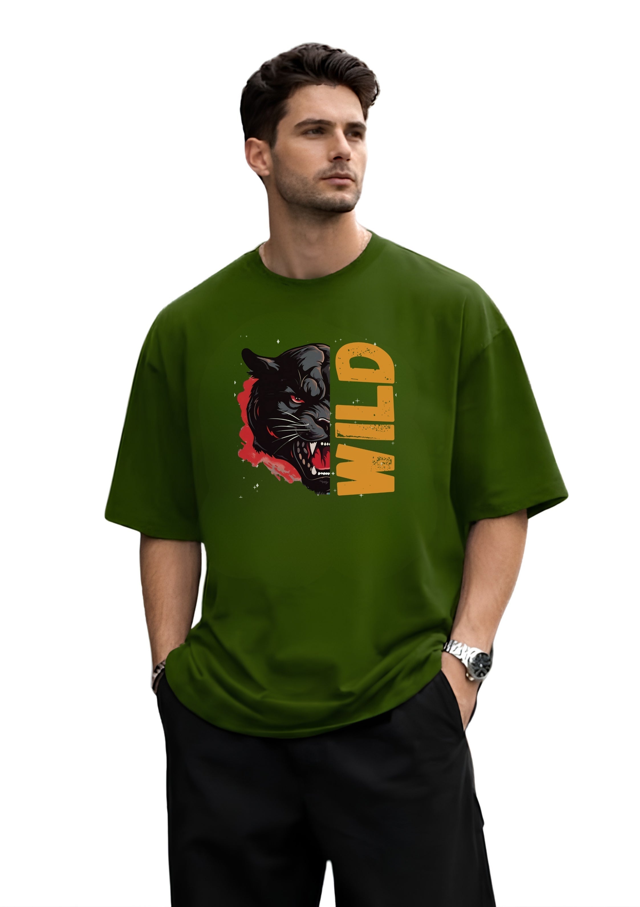Roaring Black Panther