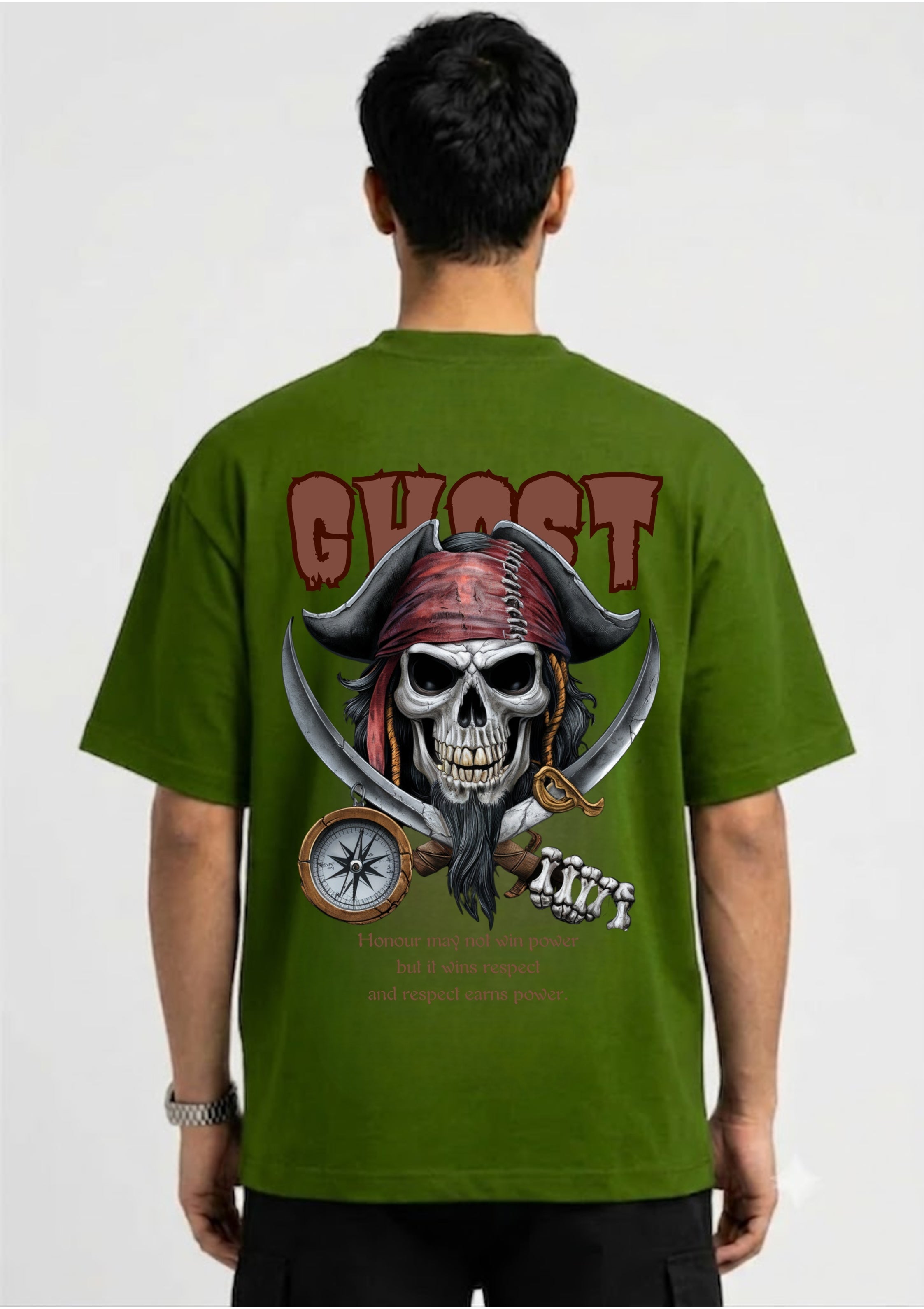 Pirate Skull Ghost Graphic