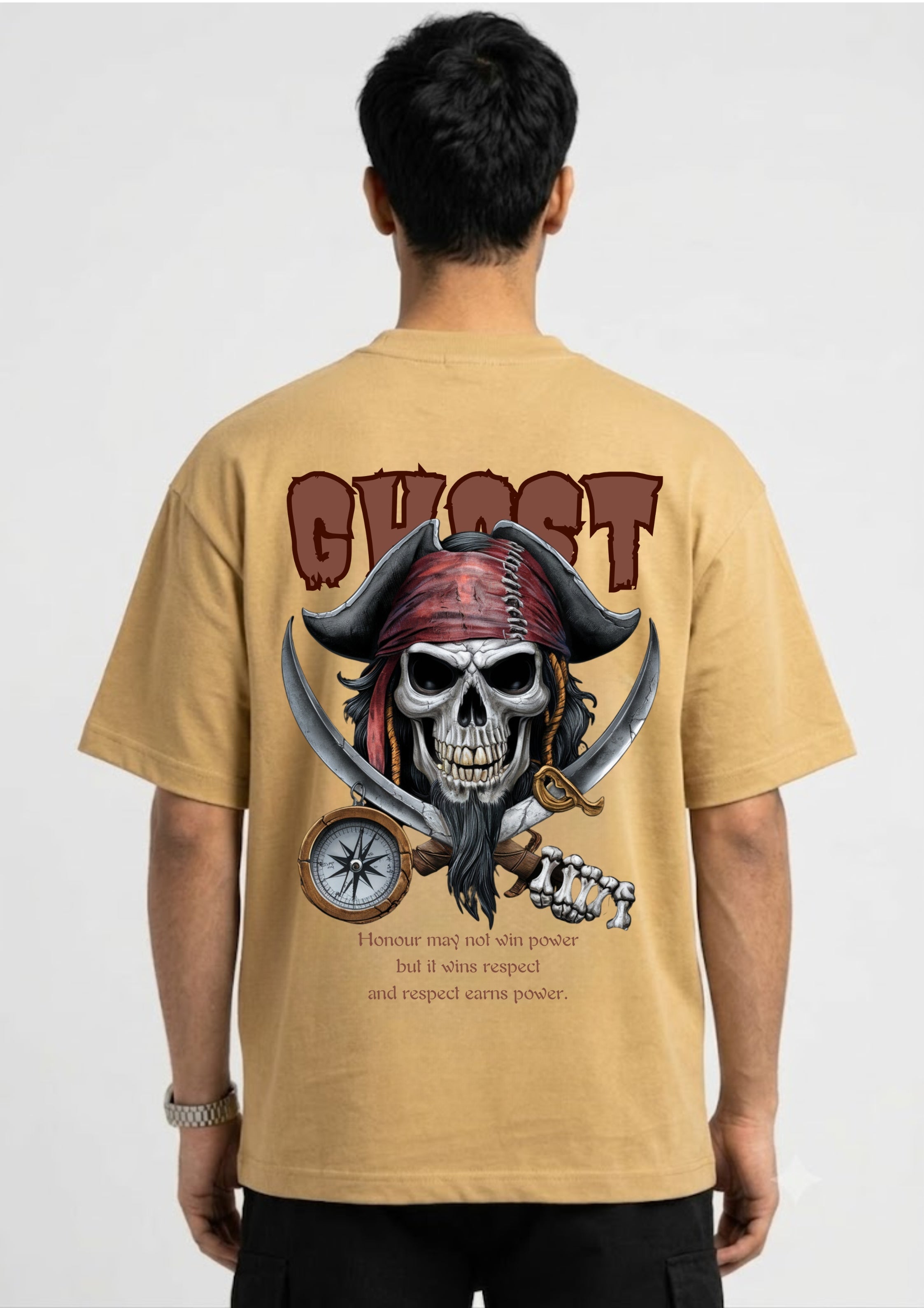 Pirate Skull Ghost Graphic