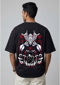 Dark Demon Anime Graphic Oversized T-Shirt | 100% Cotton | 220 GSM