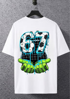 Goalkeeper 67 Football Graphic Oversized T-Shirt | 220 GSM | 100% Cotton