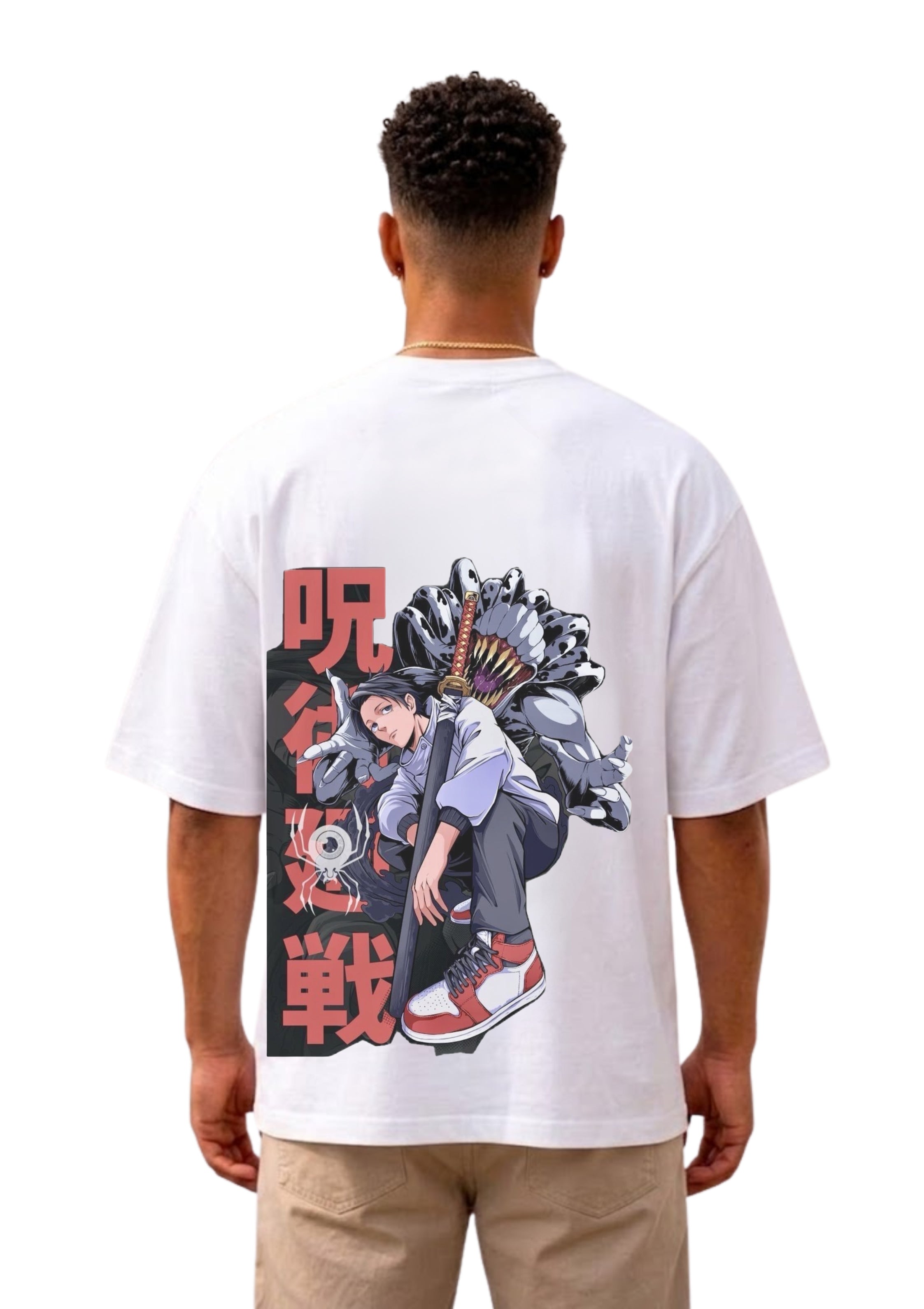 Cursed Spirit Anime Graphic Oversized T-Shirt | 100% Cotton | 220 GSM