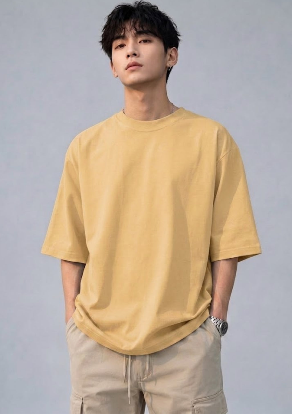 Shadow Wolf Anime Graphic Oversized T-Shirt | 100% Cotton | 220 GSM