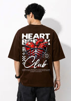 Heartbreak Club Graphic Oversized T-Shirt | 100% Cotton | 220 GSM