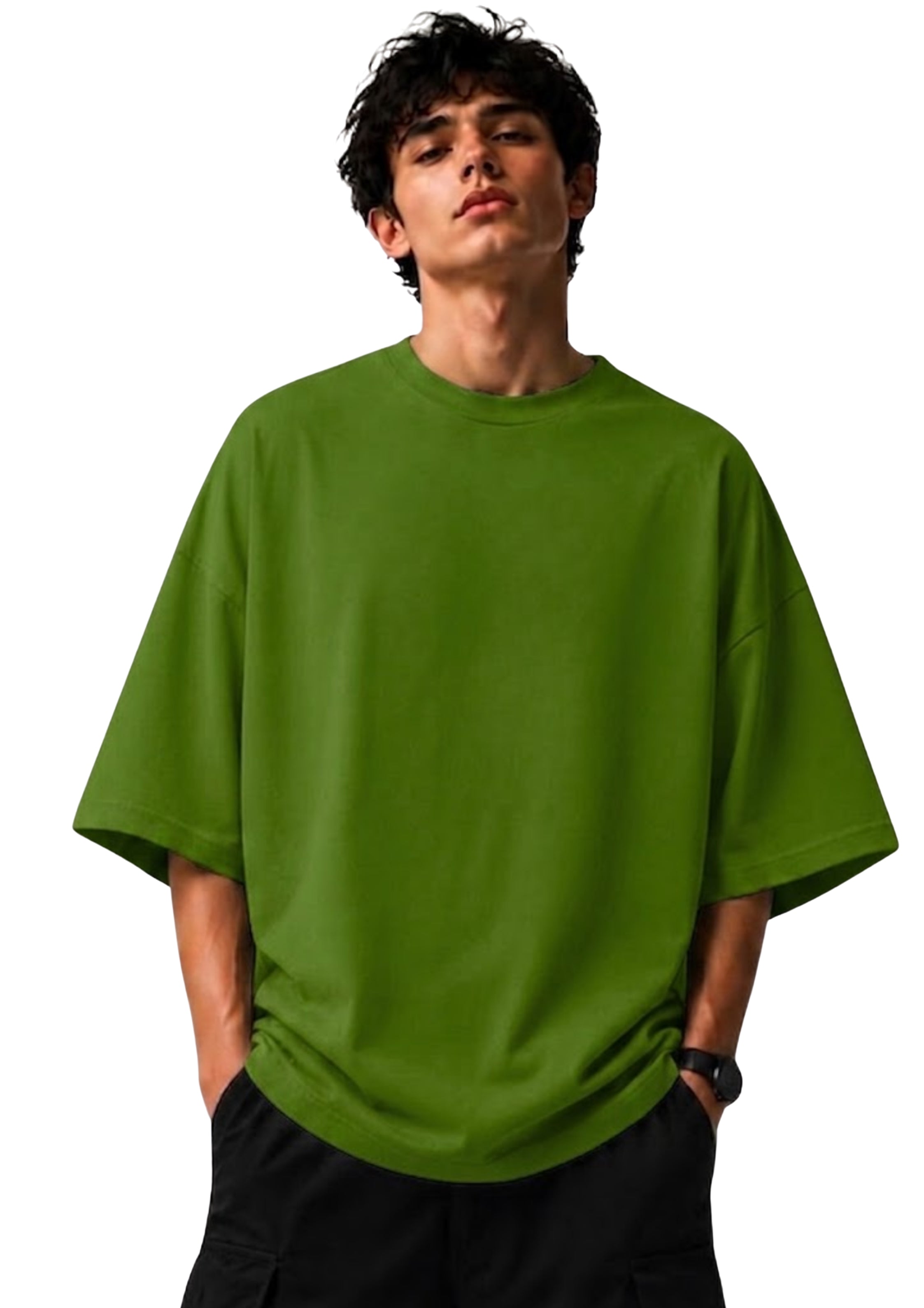 Japanese Sunset Tree Graphic Oversized T-Shirt | 100% Cotton | 220 GSM