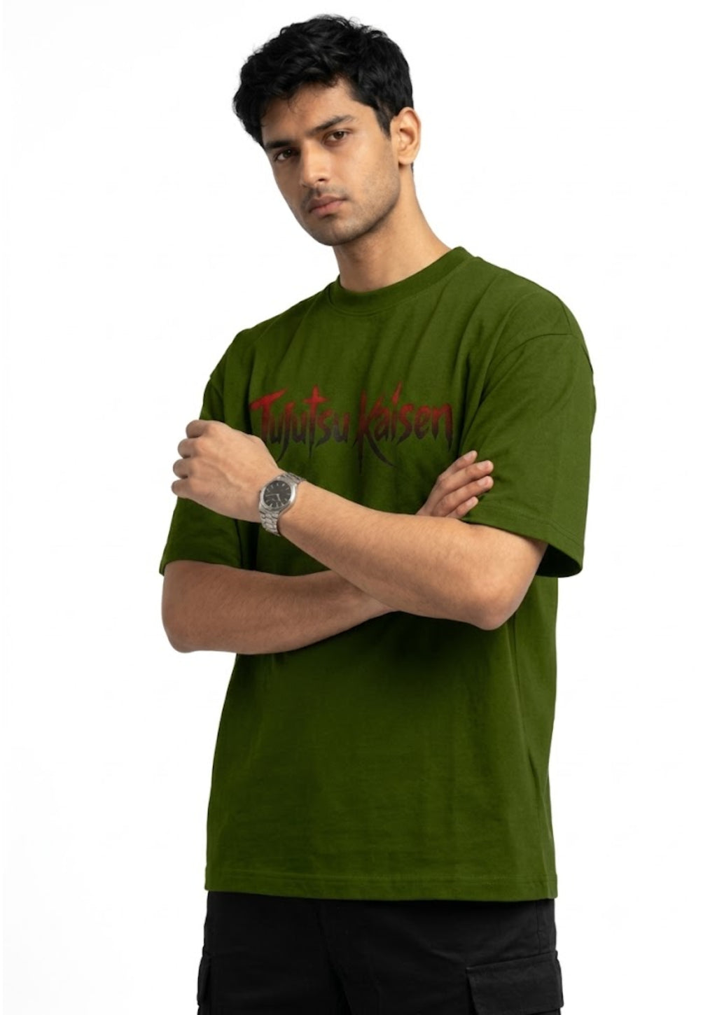Anime Sorcerer Graphic Oversized T-Shirt | 220 GSM | 100% Cotton