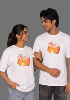 Zen Sunset Meditation Graphic Unisex Oversized T-Shirt | 100% Cotton | 220 GSM