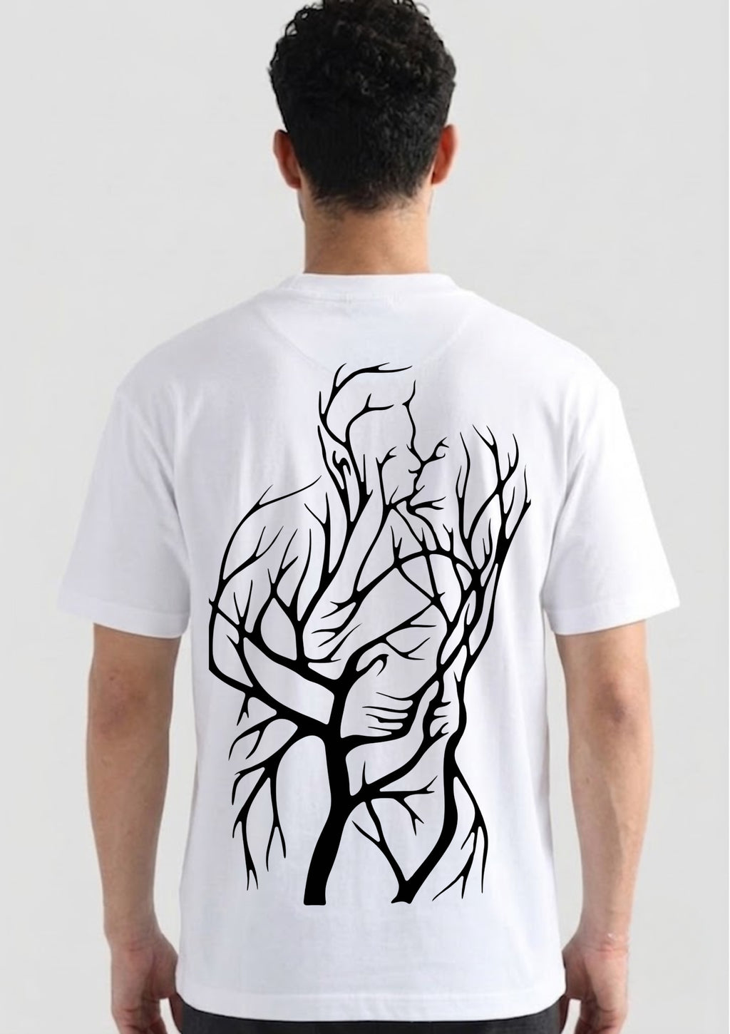 Muscular Anatomy Line Art Graphic Oversized T-Shirt | 100% Cotton | 220 GSM